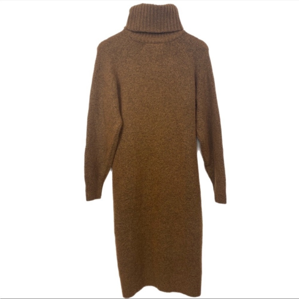 Nwt | VERO MODA Villa Turtleneck Long Sleeve Sweater Dress in Emperador Size S - Picture 6 of 6